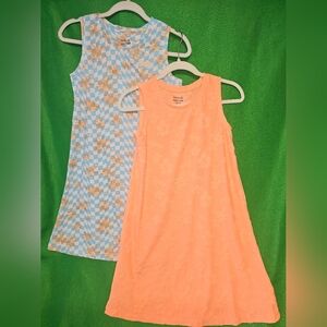Hurley Orange Halter Sundress Casual Sleeveless